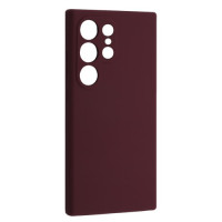 Чехол-силикон Luxury Samsung S24 Ultra, Marsala