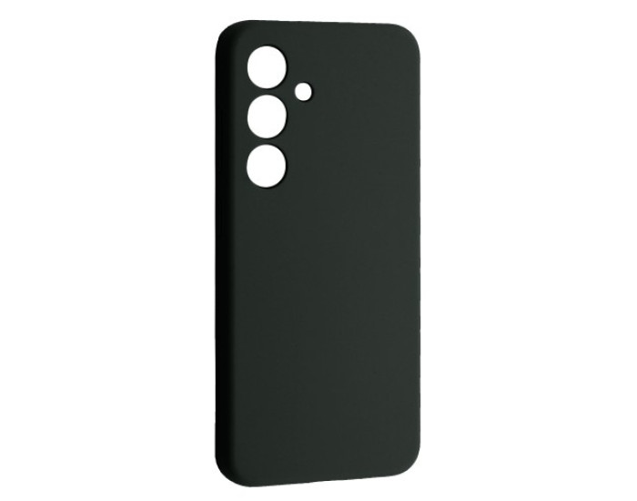 Чехол-силикон Luxury Samsung S24, Forest green