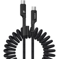 Кабель USB-C Baseus Fish-Eye Type-C to Type-C (100W/1m) черный (P10320203111-00)