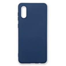 Чехол-силикон оригинал Full Soft Matte Case Samsung A022 A02, Navy blue