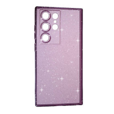 Чехол-силикон Clear Shine Samsung S24 Ultra, фиолетовый