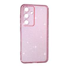 Чехол-силикон Clear Shine Samsung S24 Plus, розовый