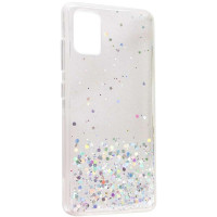 Чехол-силикон Star Glitter Samsung A72 4G/5G, прозрачный
