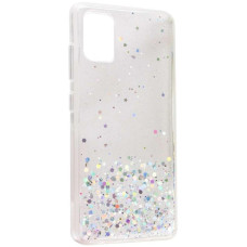 Чехол-силикон Star Glitter Samsung A72 4G/5G, прозрачный