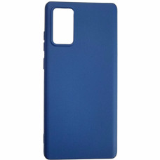 Чехол-силикон Aspor Full Samsung Note 20 Ultra с микрофиброй, синий