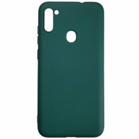 Чехол-силикон Aspor Full Samsung A115 A11 /M115 M11 с микрофиброй, зеленый