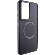 Чехол-силикон Bonbon Metal Style with MagSafe Samsung S22 Ultra, Black