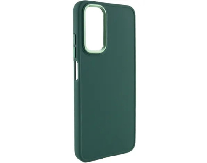 Чехол-силикон Bonbon Metal Style Samsung A25 (Зеленый / Army Green)