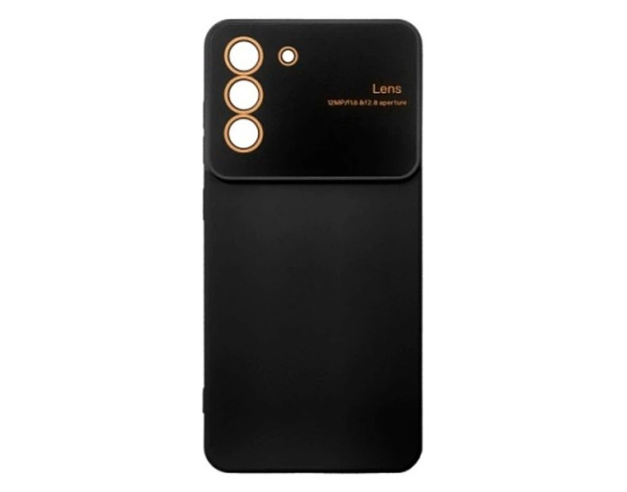 Чехол-силикон CAMERA PROTECTION Samsung S21 FE, черный