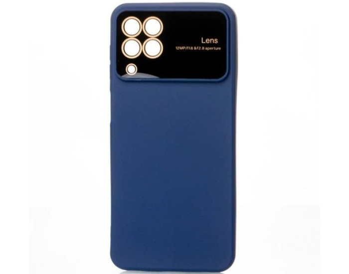 Чехол-силикон CAMERA PROTECTION Samsung M33 5G, темно-синий