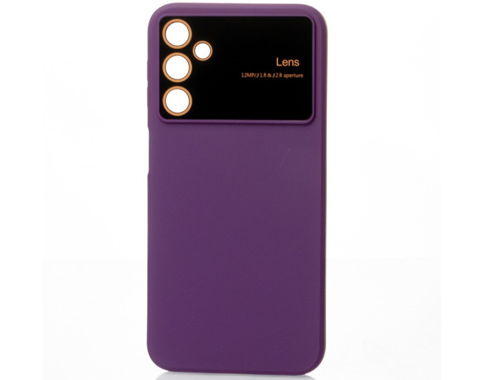 Чехол-силикон CAMERA PROTECTION Samsung A24, фиолетовый