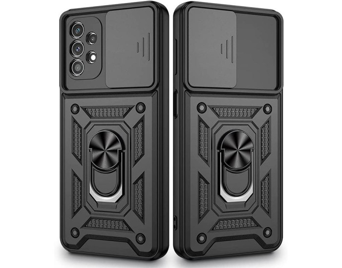 Чехол-Ударопрочный Camshield Serge Ring Samsung A72 4G/5G, черный