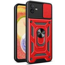 Чехол-Ударопрочный Camshield Serge Ring Samsung A055 Galaxy A05, красный