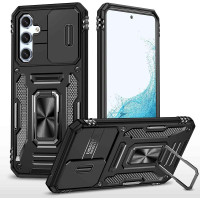 Чехол-Ударопрочный Camshield Army Ring Samsung S24 FE, черный