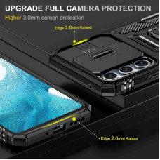 Чехол-Ударопрочный Camshield Army Ring Samsung S24 FE, черный