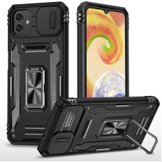 Чехол-Ударопрочный Camshield Army Ring Samsung A055 Galaxy A05, черный