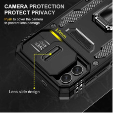 Чехол-Ударопрочный Camshield Army Ring Samsung A055 Galaxy A05, черный