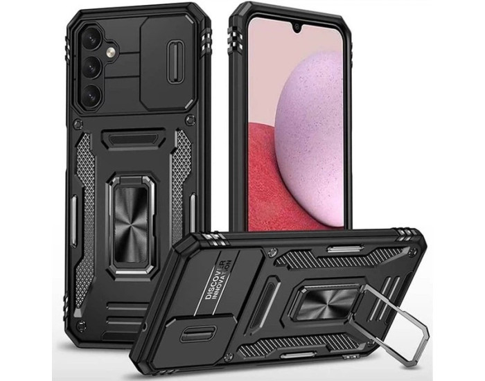 Чехол-Ударопрочный Camshield Army Ring Samsung S24 Plus, черный