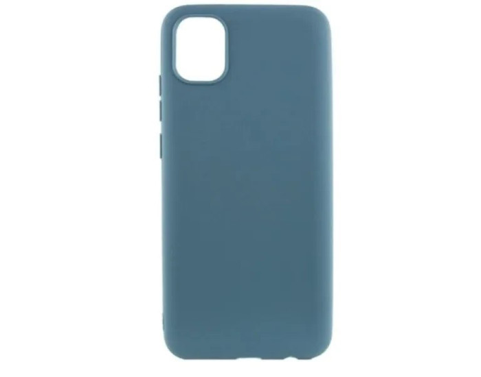Чехол-силикон Candy Samsung A04e (Синий/ Powder Blue)