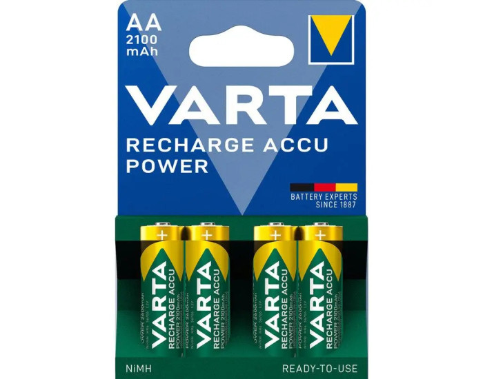Батарейки Varta 2100mAh заряженные AA (4шт) R6 (цена за 1шт)