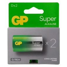 Батарейка GP Super Alkaline LR20 2шт на блистере (цена за 1шт)