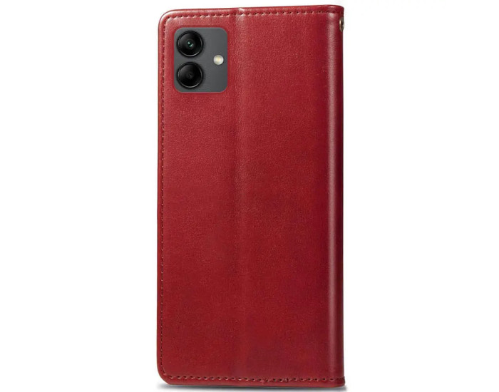 Чохол-книга шкіряний GETMAN Gallant Samsung A07, червоний
