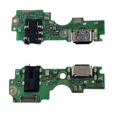 Шлейф для Tecno Pova Neo 3 (LH6n) коннектора зарядки, микрофона с компонентами, High Copy