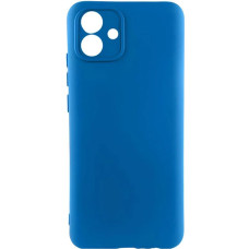 Чехол-силикон Getman Liquid Silk Full Camera Samsung A07, королевский-синий