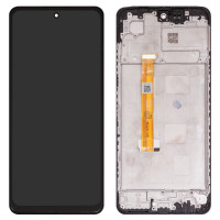 Дисплей с сенсорным экраном (модуль) Oppo A3 2020 /Oppo A3x, CPH2641, CPH2669, черный с рамкой, High Copy