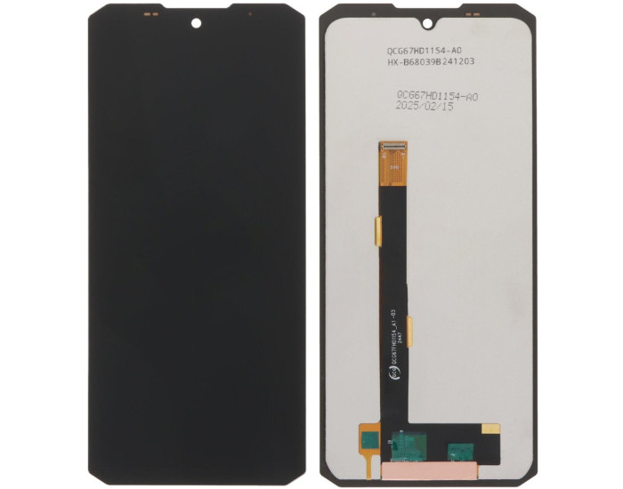 Дисплей с сенсорным экраном (модуль) Doogee S200, черный, оригинал