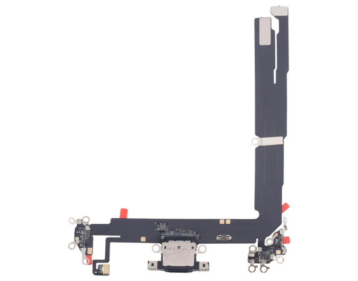 Шлейф для iPhone 16 Plus, коннектора зарядки, синхронизации, White, оригинал