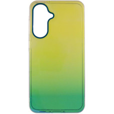 Чехол-силикон TPU+PC Glassbend Samsung A35, синий