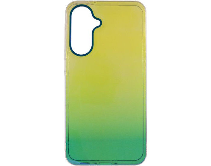 Чехол-силикон TPU+PC Glassbend Samsung A35, синий
