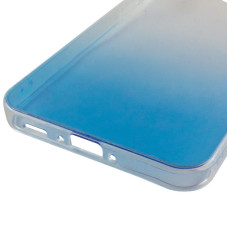 Чехол-силикон TPU+PC Glassbend Samsung A35, синий