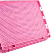 Чехол-книга Book Cover (stylus slot) Samsung Tab A11 (8.7'') X110 /X115 (Розовый / Pink)
