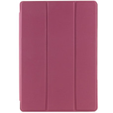 Чехол-книга Book Cover (stylus slot) Samsung Tab A11 (8.7'') X110 /X115 (Бордовый / Maroon)