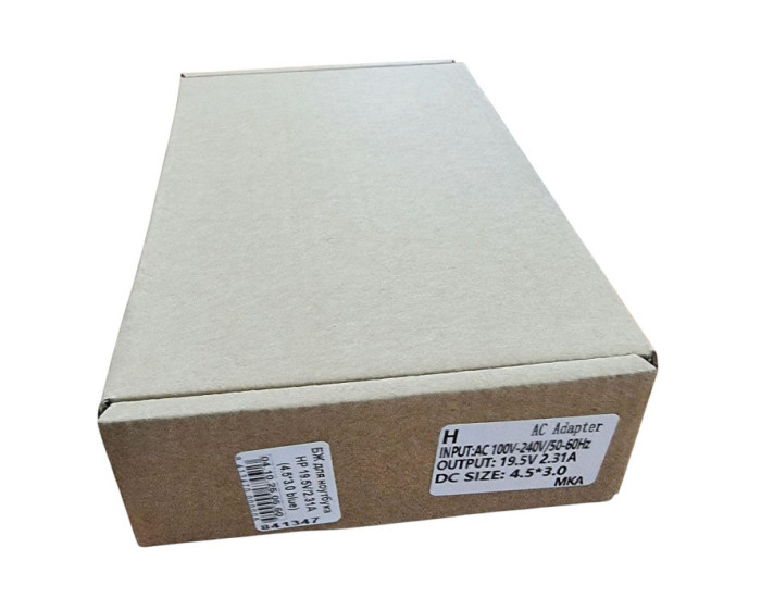Блок зарядки для ноутбука HP 19.5V/2.31A (4.5*3.0 blue) без сетевого кабеля
