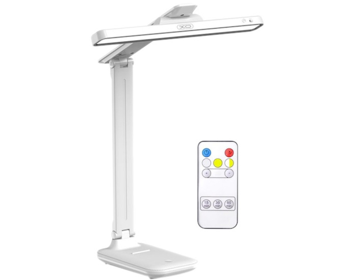 Настольная LED XO OZ07 Desktop/Stand Multi-scene Use Tri-colour Multi-Speed Desk Lamp (with Remote Control) белая