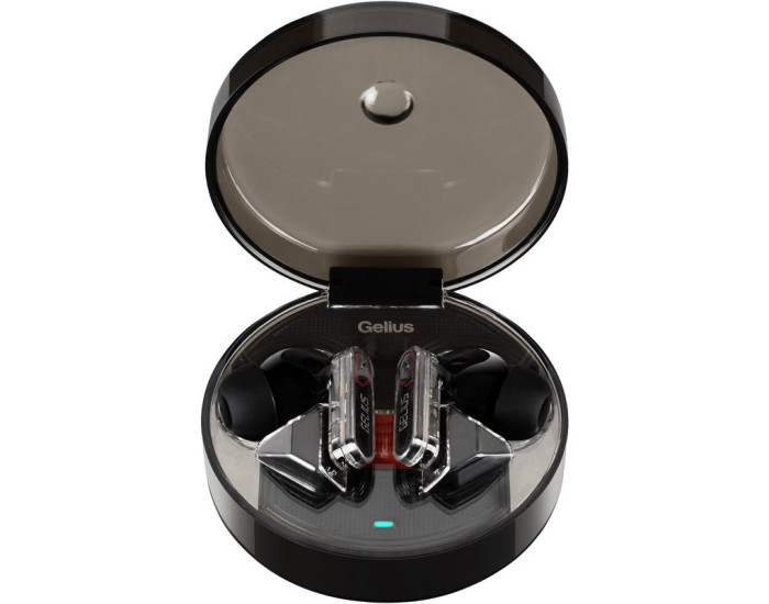 Беспроводные Наушники Stereo Bluetooth Gelius Incredible GP-TWS033 Clear Wiew, Darc night
