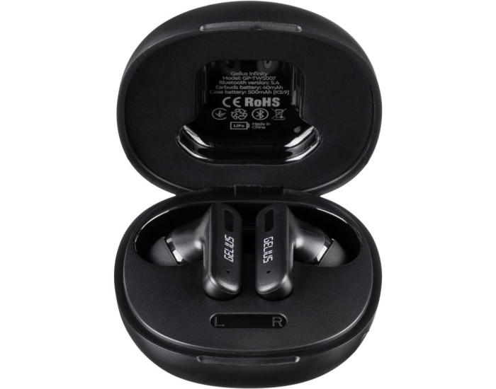 Бездротові навушники Stereo Bluetooth Gelius Infinity GP-TWS007, Black