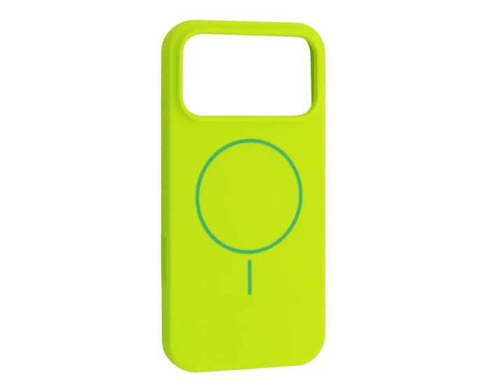 Чехол-силикон оригинал Full Soft Matte with MagSafe iPhone 17 Pro Max, Emerald green