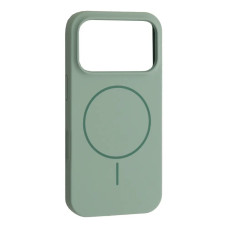 Чехол-силикон оригинал Full Soft Matte with MagSafe iPhone 17 Pro Max, Light cyan