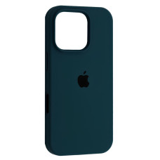 Чехол-силикон оригинал Full Soft Matte iPhone 16 Pro, Abyss blue