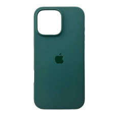 Чехол-силикон оригинал Full Soft Matte iPhone 15 Pro, Pine green