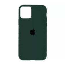 Чехол-силикон оригинал Full Soft Matte iPhone 12 Pro Max, Forest green