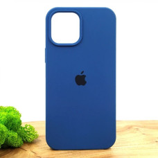 Чехол-силикон оригинал Full Soft Matte iPhone 12 Pro Max, Blue cobalt