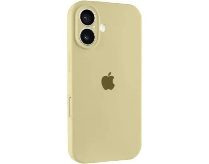 Чехол-силикон оригинал Full Camera Soft Matte iPhone 16, Mellow yellow