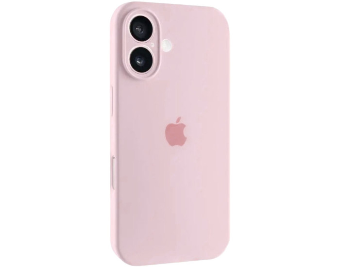 Чехол-силикон оригинал Full Camera Soft Matte iPhone 16 Plus, пудровый