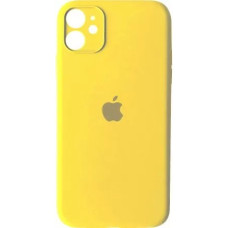 Чехол-силикон оригинал Full Camera Soft Matte iPhone 12, Yellow