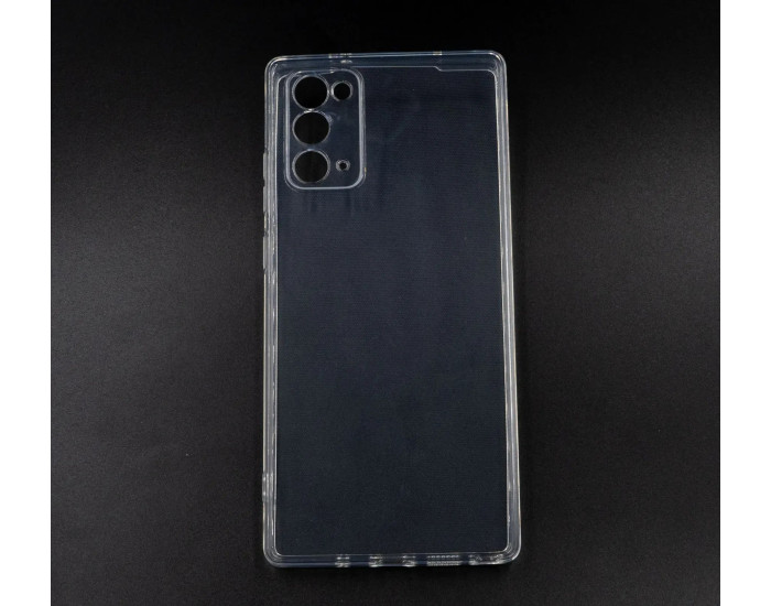 Чехол-силикон Epic Transparent 1,5mm Full Camera Samsung Note 20, прозрачный 